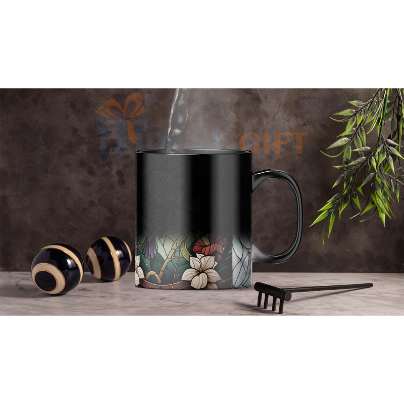 Magický hrnek - ptáci ve vitráži 3