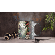 Magický hrnek - ptáci ve vitráži 3