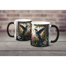 Magický hrnek - ptáci ve vitráži 4