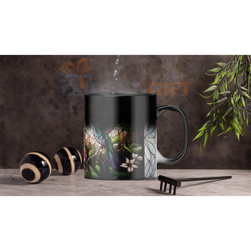 Magický hrnek - ptáci ve vitráži 4