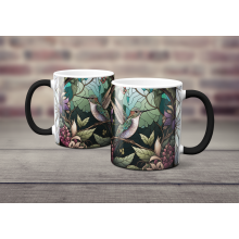 Magický hrnek - ptáci ve vitráži 5