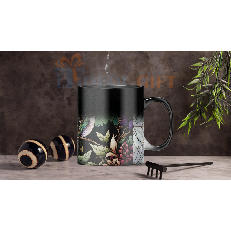 Magický hrnek - ptáci ve vitráži 5