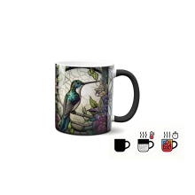 Magický hrnek - ptáci ve vitráži 6