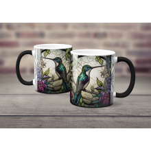 Magický hrnek - ptáci ve vitráži 6