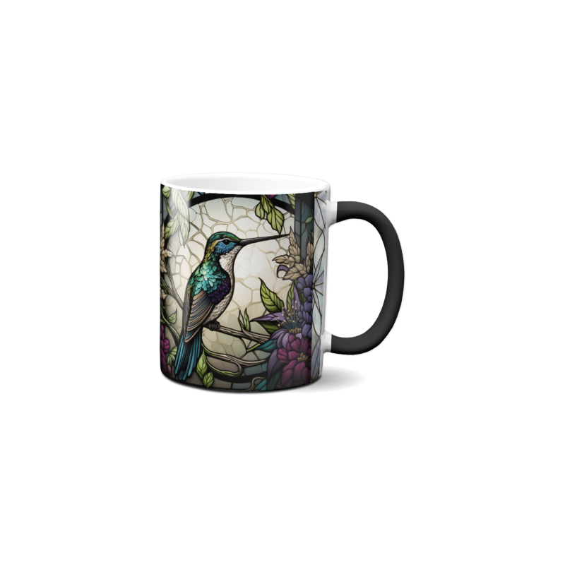 Magický hrnek - ptáci ve vitráži 6