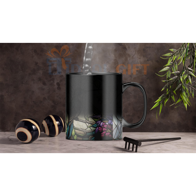 Magický hrnek - ptáci ve vitráži 6