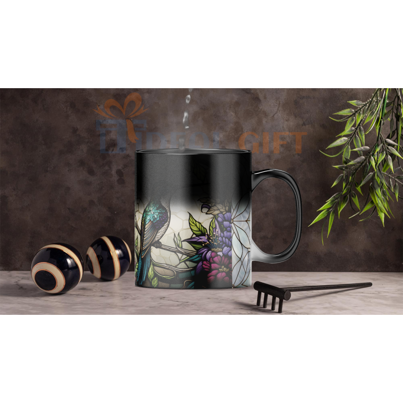 Magický hrnek - ptáci ve vitráži 6