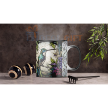 Magický hrnek - ptáci ve vitráži 6