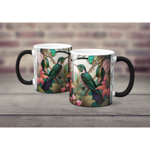 Magický hrnek - ptáci ve vitráži 7