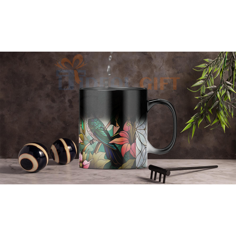 Magický hrnek - ptáci ve vitráži 7