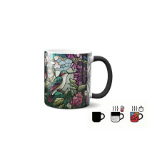 Magický hrnek - ptáci ve vitráži 8