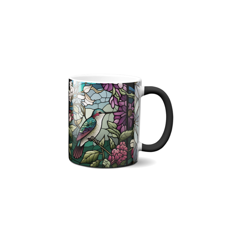 Magický hrnek - ptáci ve vitráži 8