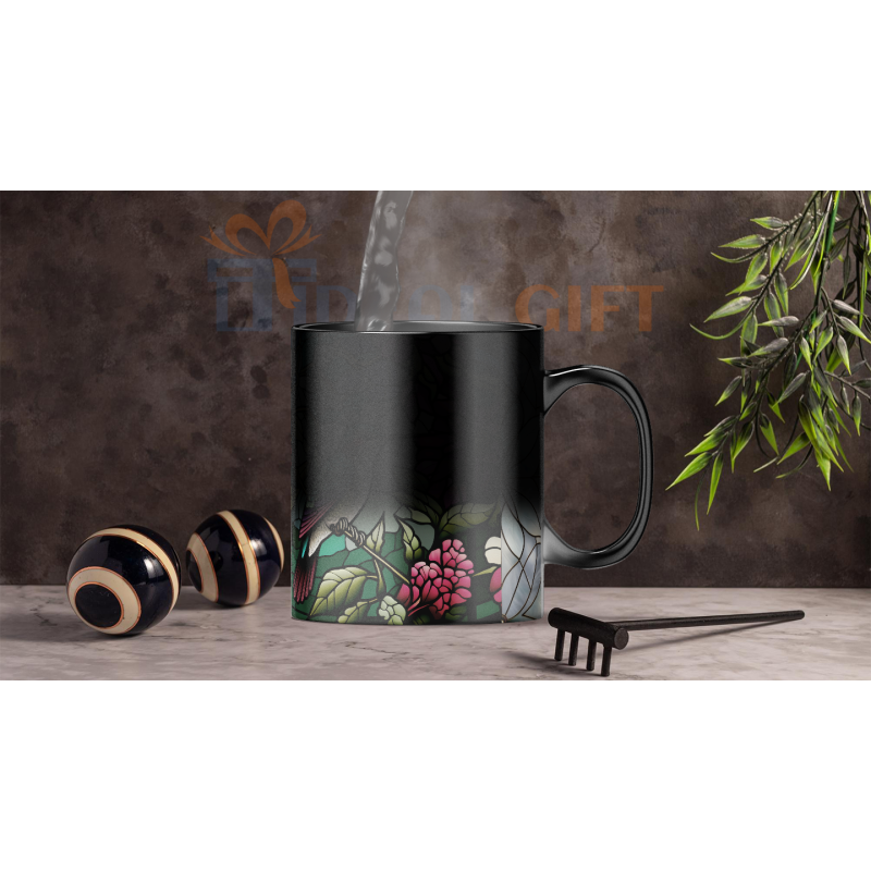 Magický hrnek - ptáci ve vitráži 8